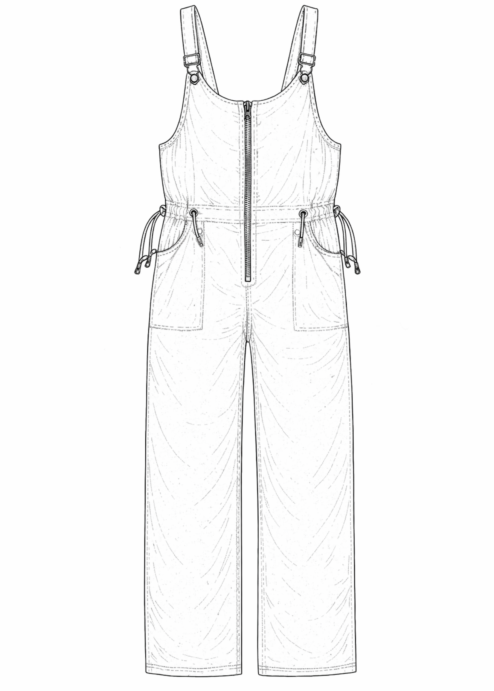 House of Jaded Gypsy Floral Meadows Overalls One Size