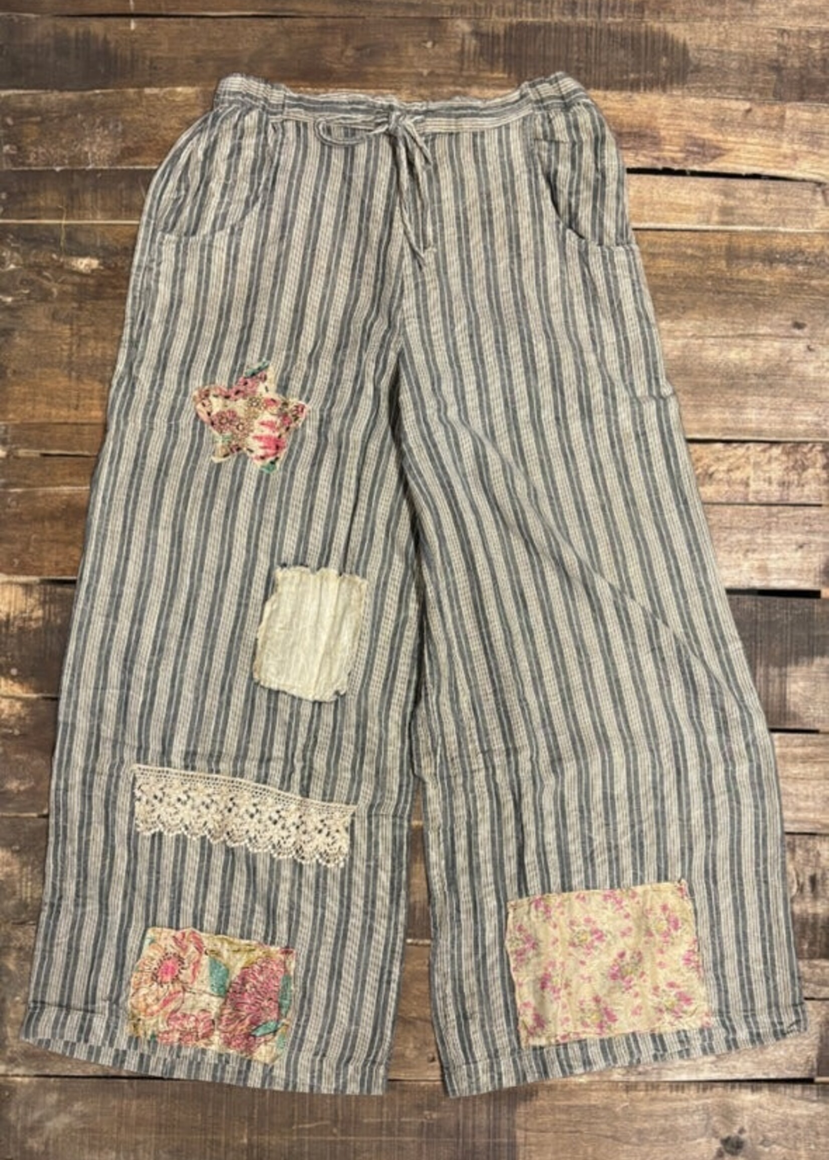 Jaded Gypsy Clothing Lined Up Trouser Pants