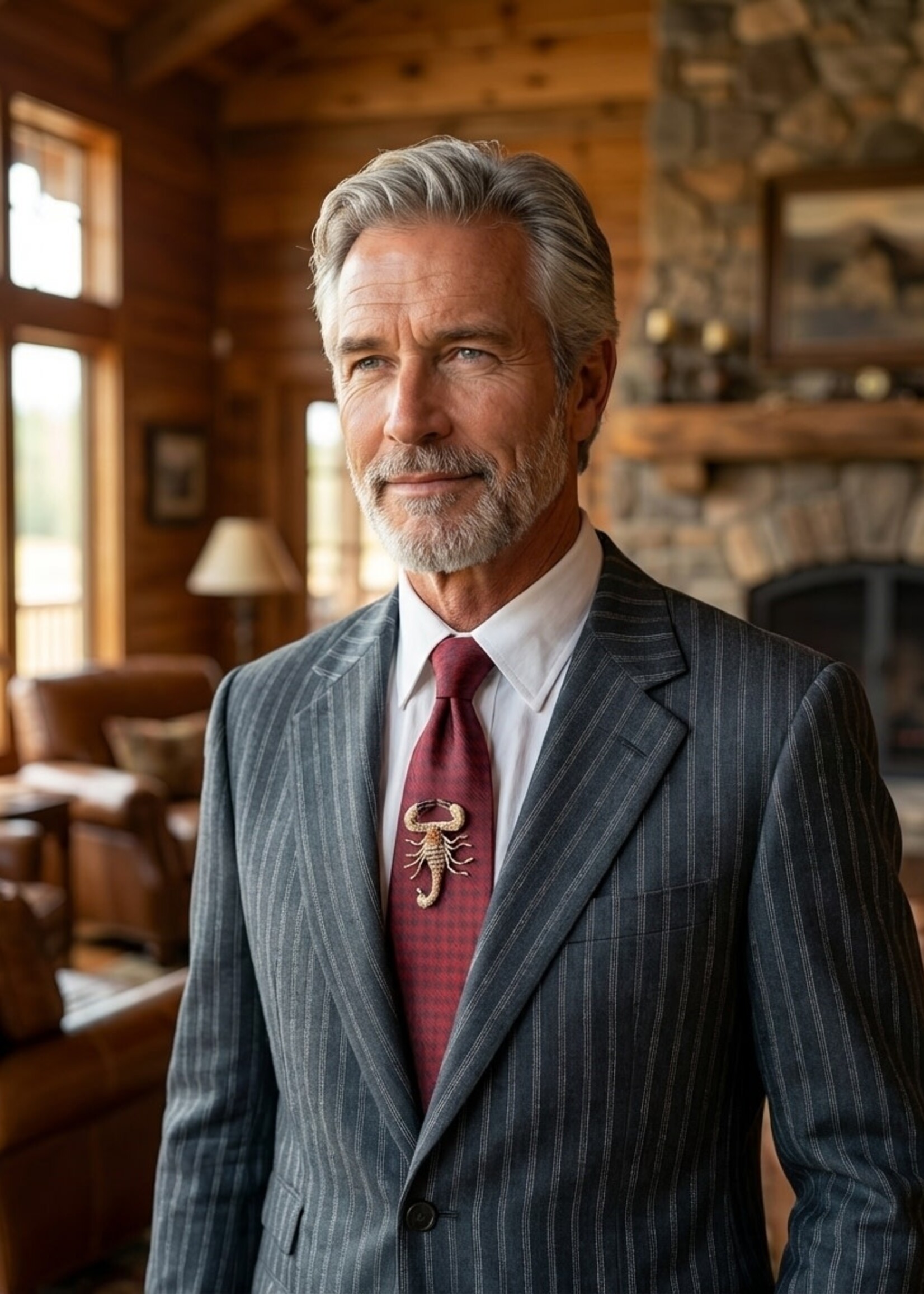 Trovelore Farm Rooster Brooch Pin Handmade