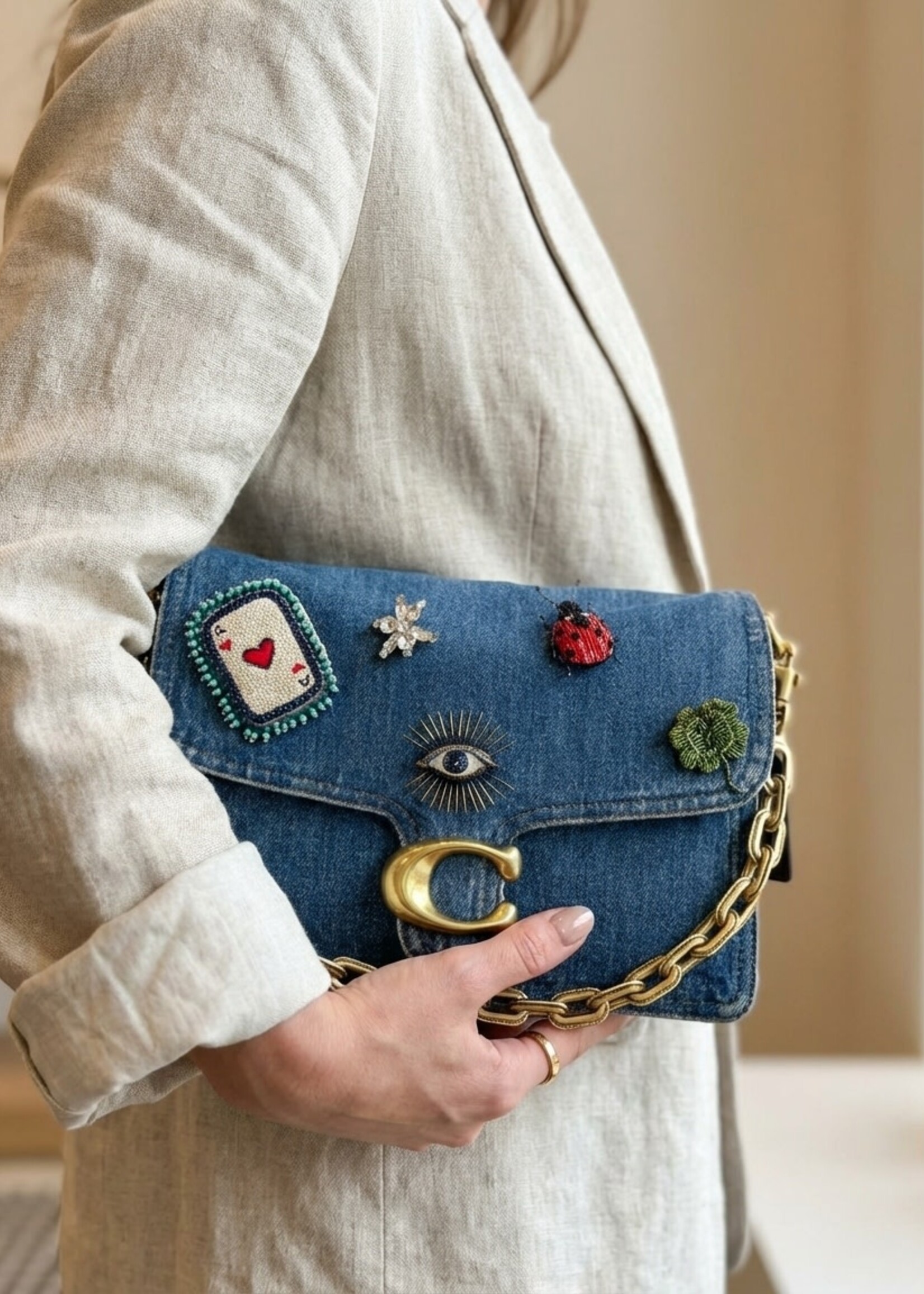 Trovelore Sea Mystic Eye Brooch Pin Handmade