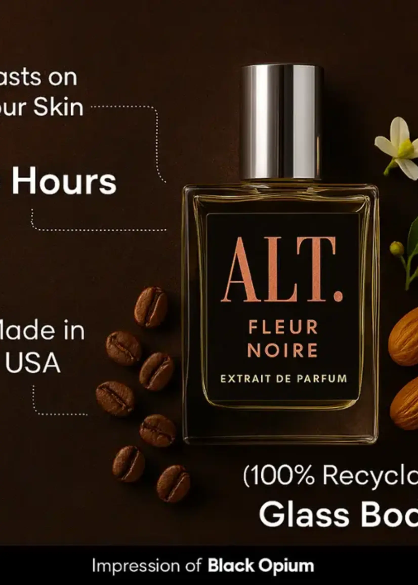 ALT. Fragrances Fleur Noire Perfume (inspired by Black Opium)