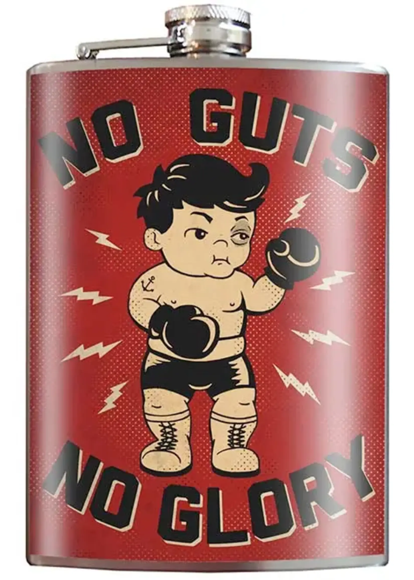 No Guts No Glory Flask