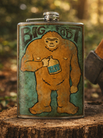 Bigfoot Sasquatch Flask