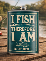 I Fish Therefore I am Flask