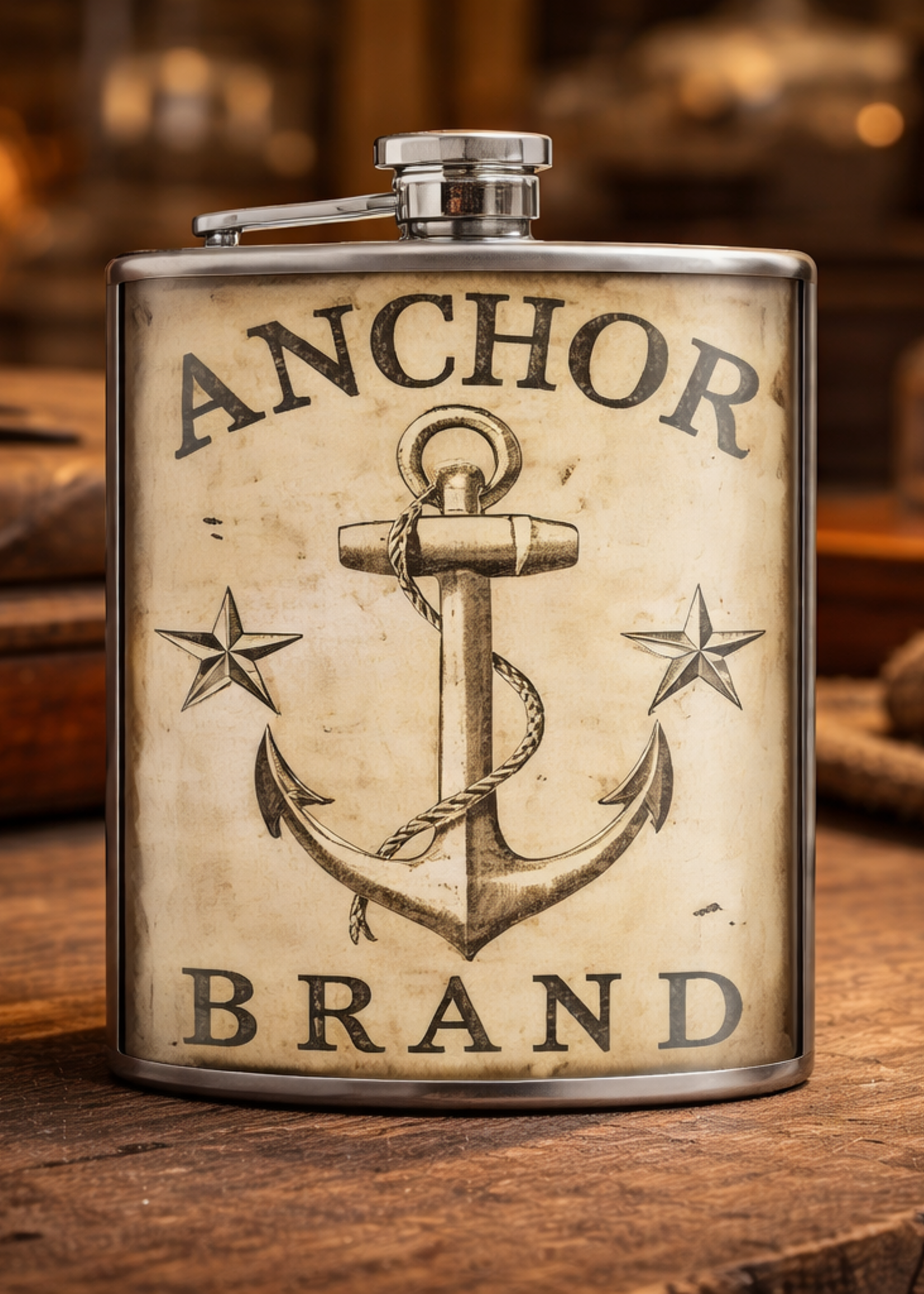 Anchor Brand Flask