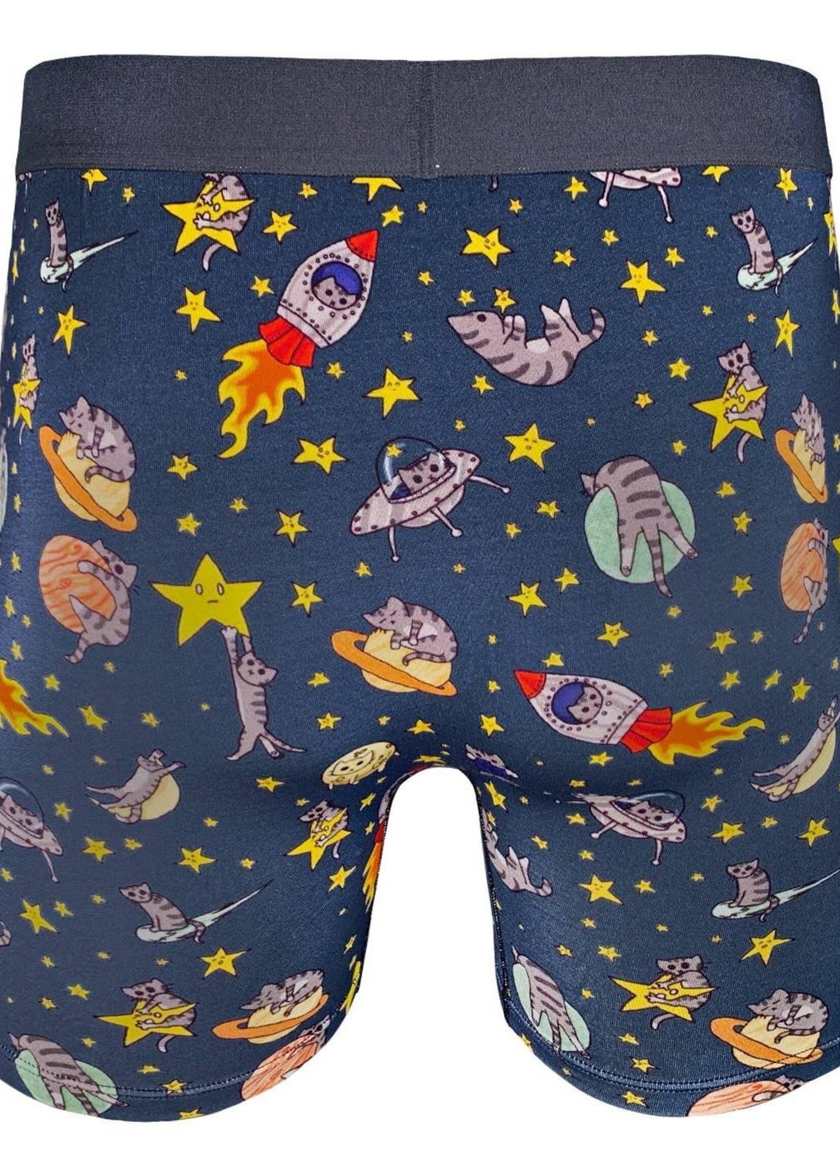 Space Cats Boxer Brief Underwear