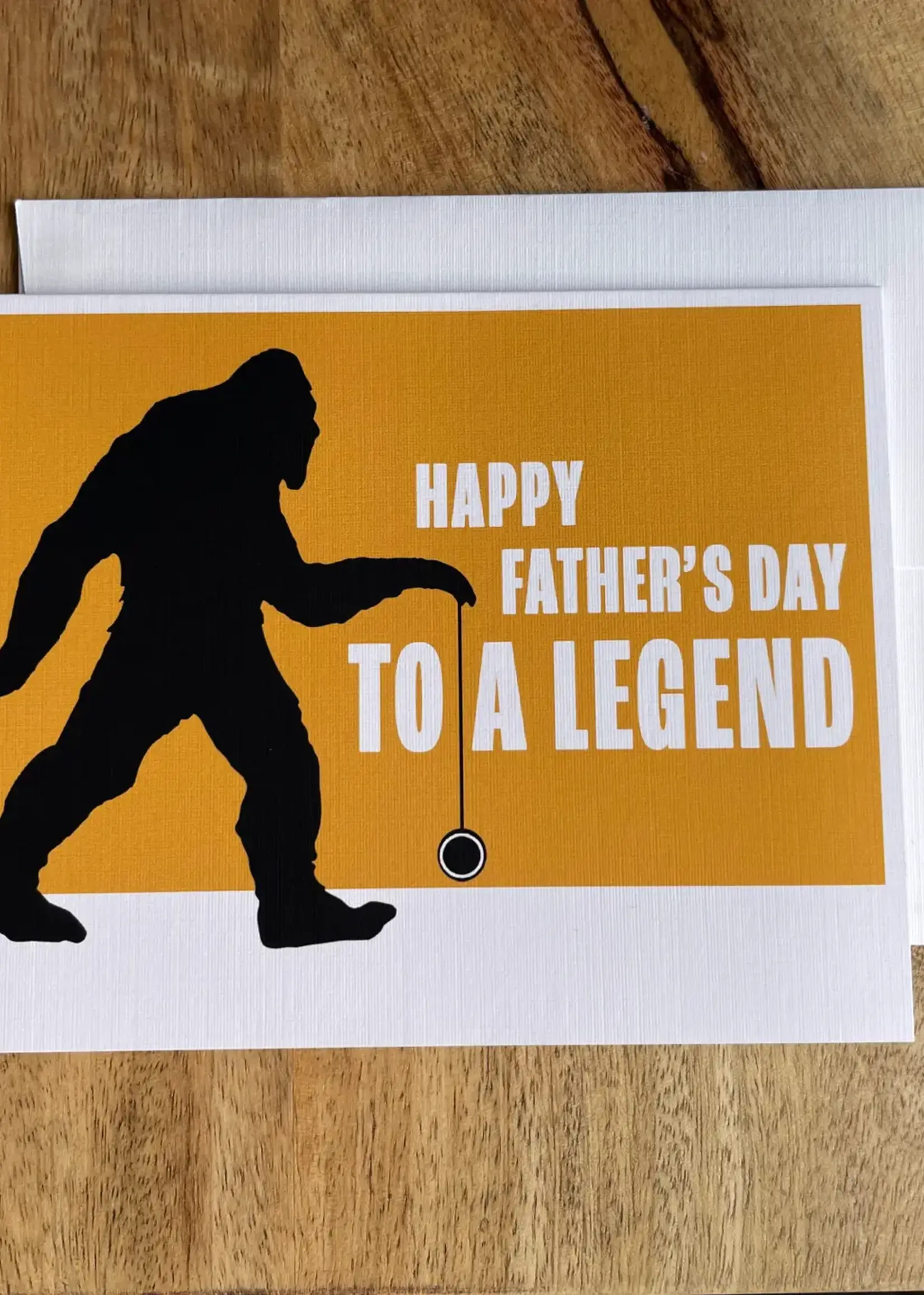 Bigfoot Legend Father's Day Card