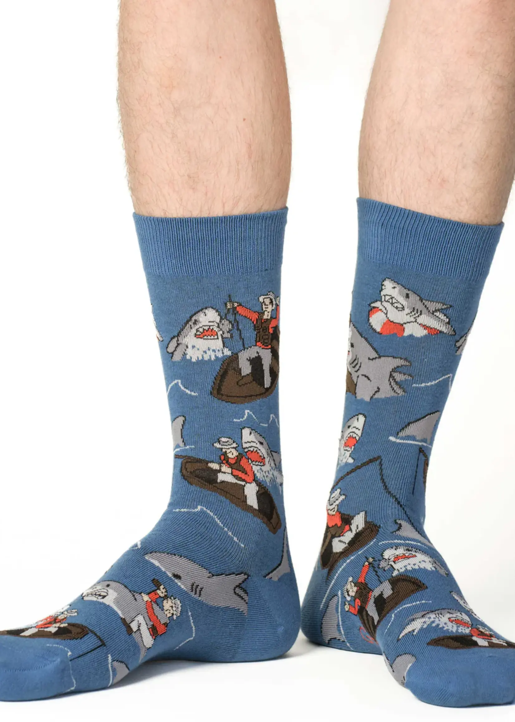 Men's Sharks vs Fishermen Socks