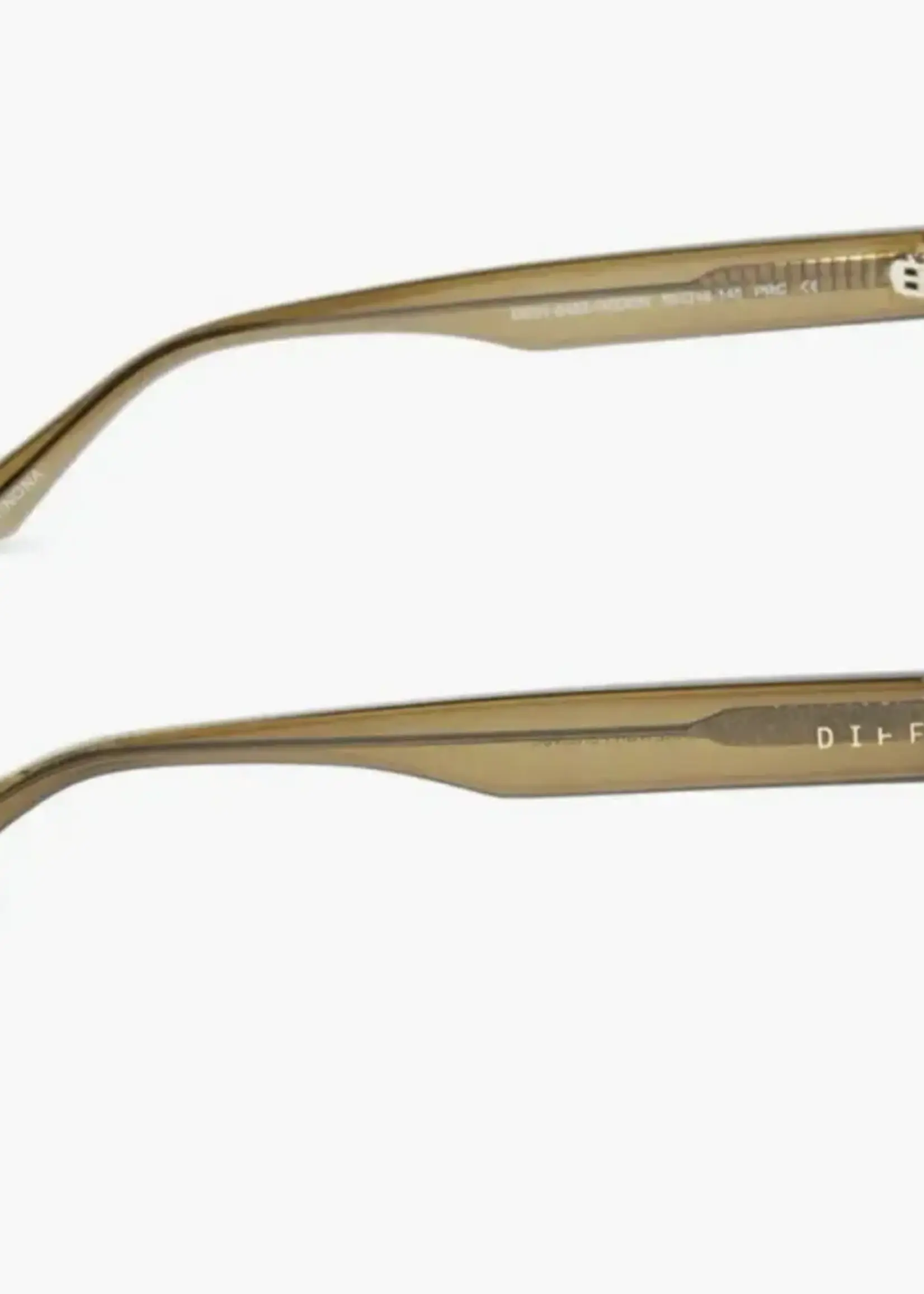 Diff Winona Sunglasses Milky Olive 55mm