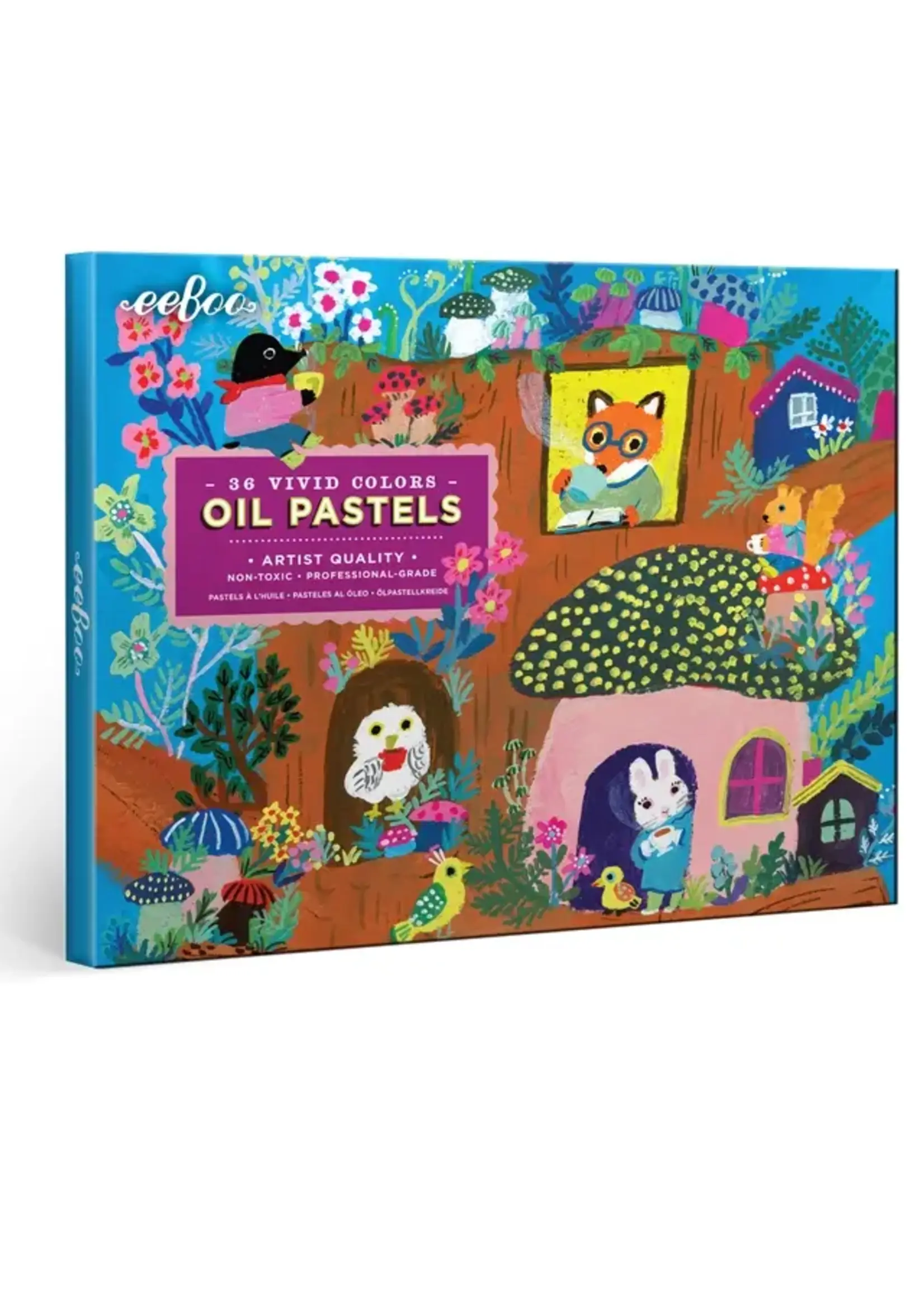 eeBoo Yumi Kitagishi  36 Oil Pastel Set