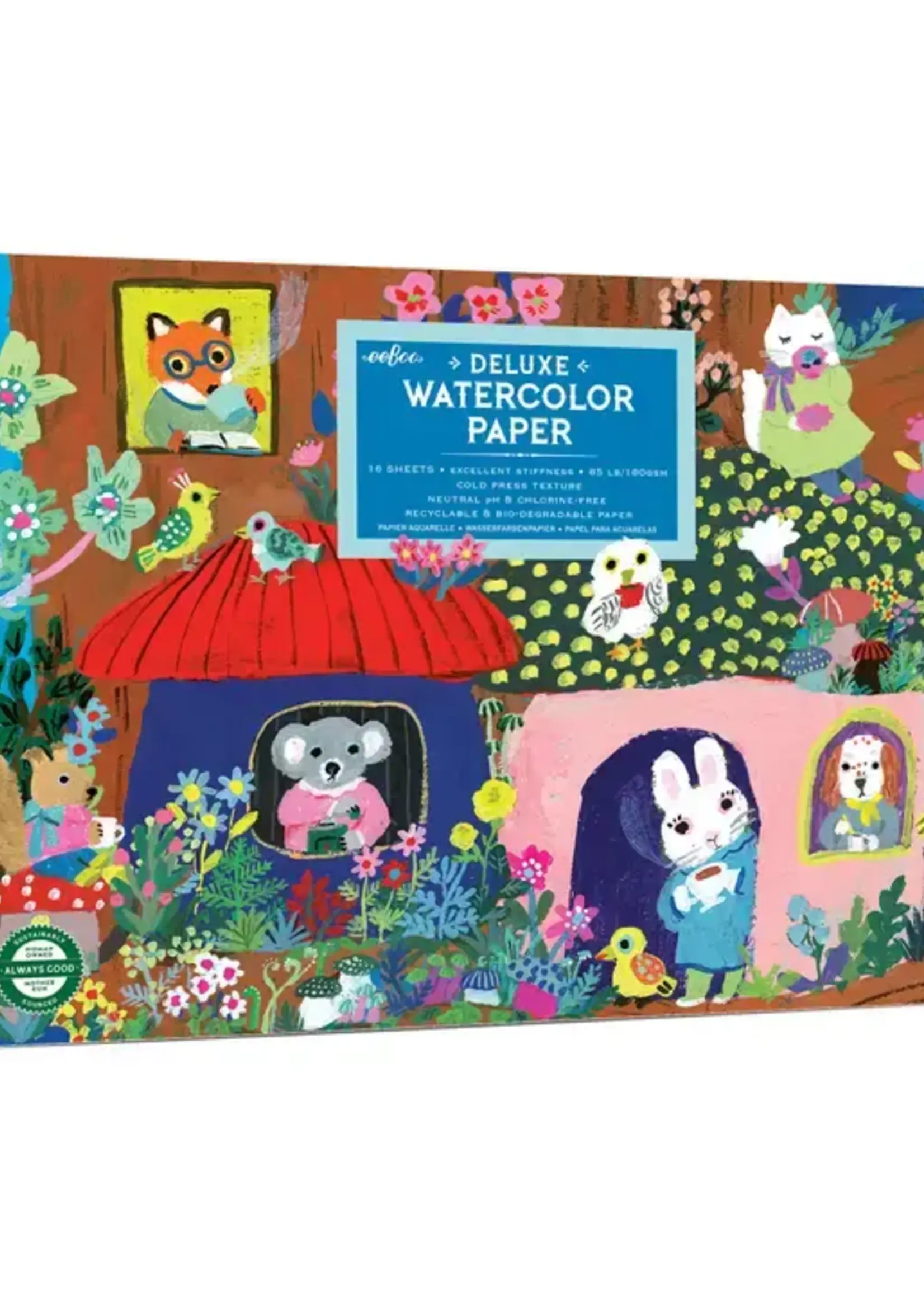 eeBoo Yumi Kitagishi Watercolor Paper