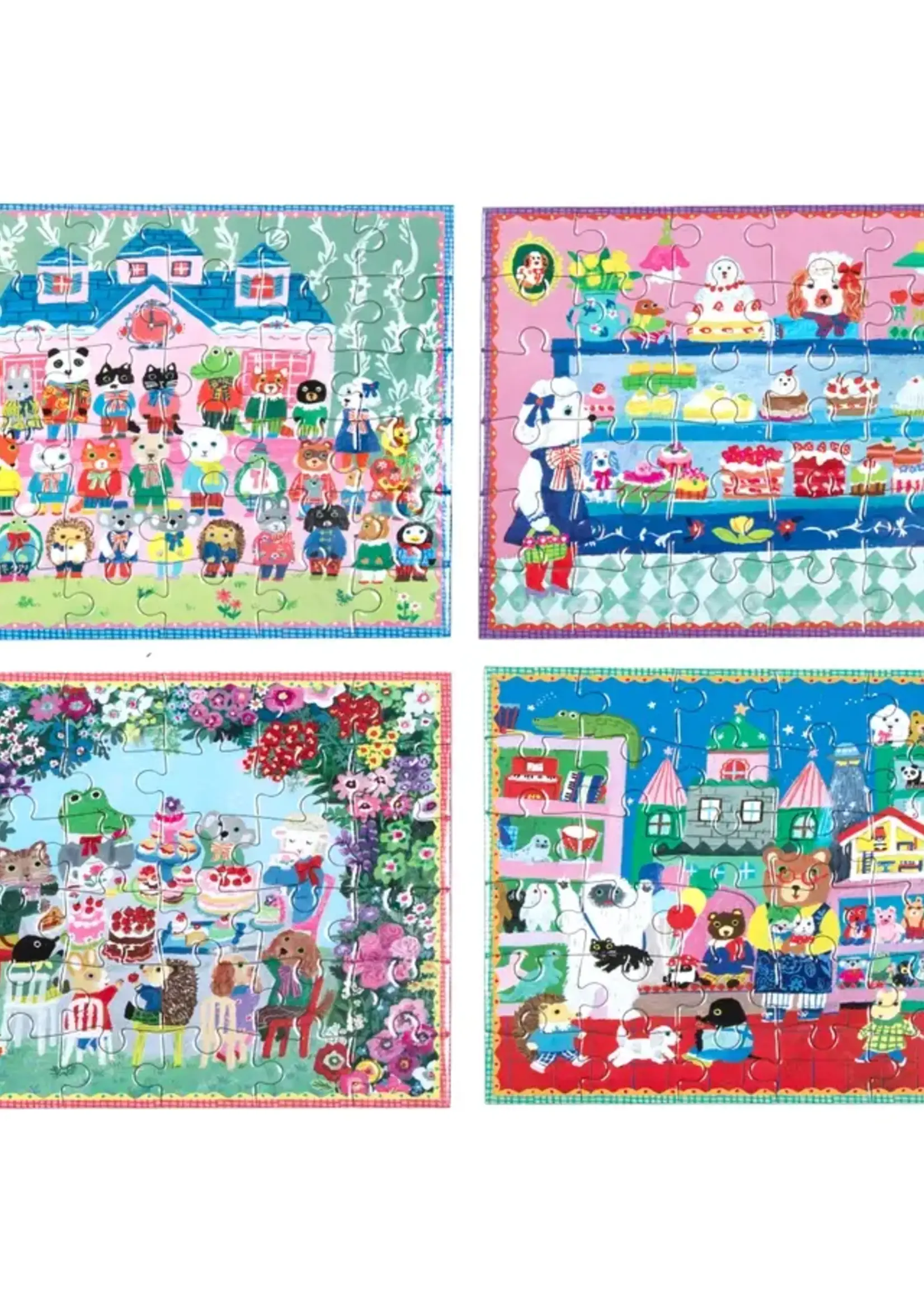 eeBoo Yumi Kitagishi Mini Puzzle asst