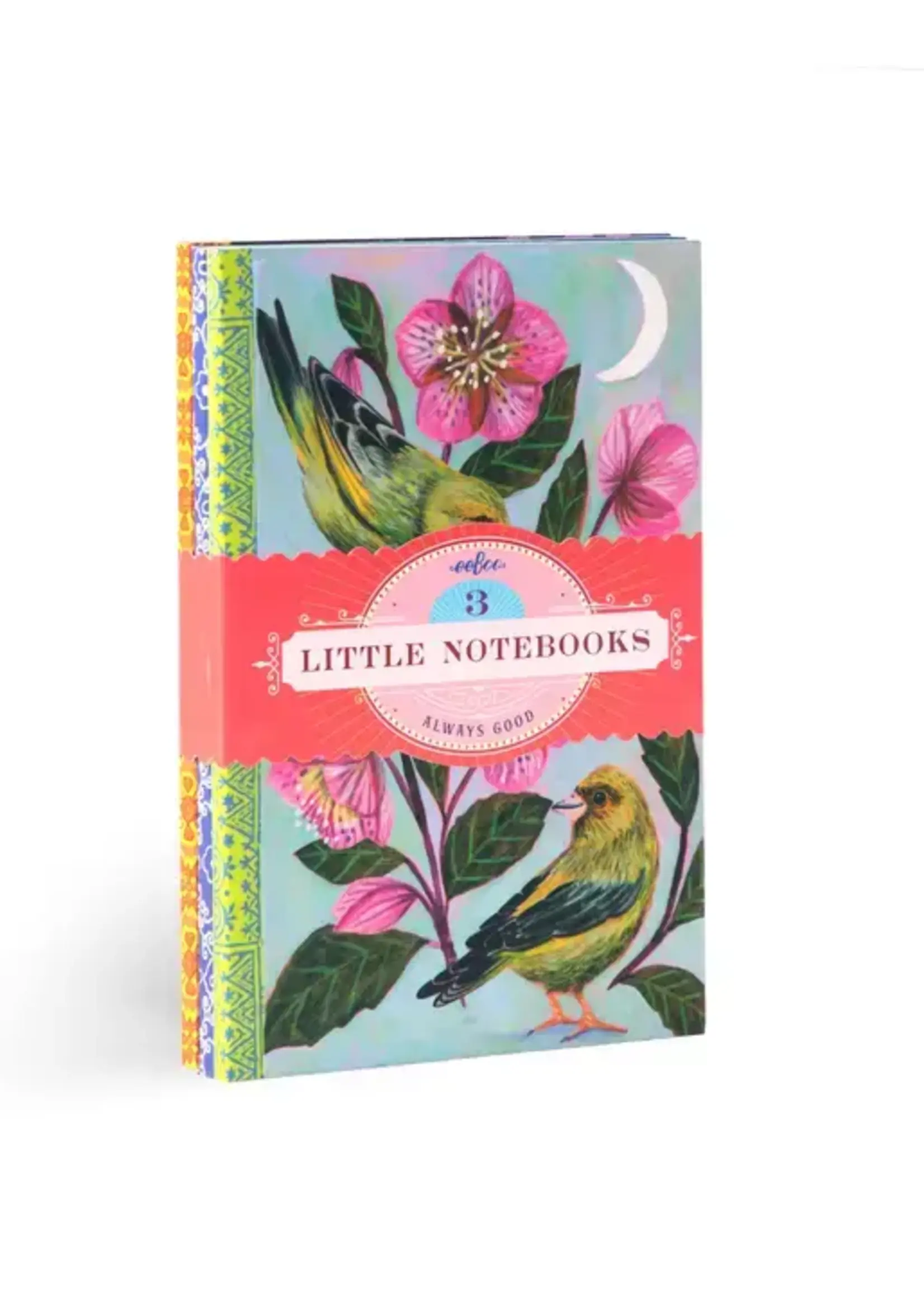 eeBoo Birds Little Notebook Set  of 3