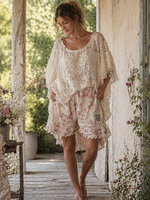 Vintage Rose Cotton Bloomers One Size PREORDER MAY 2026