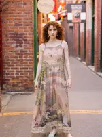 Market of Stars Friendship Love Truth Vintage Wash Slip Dress