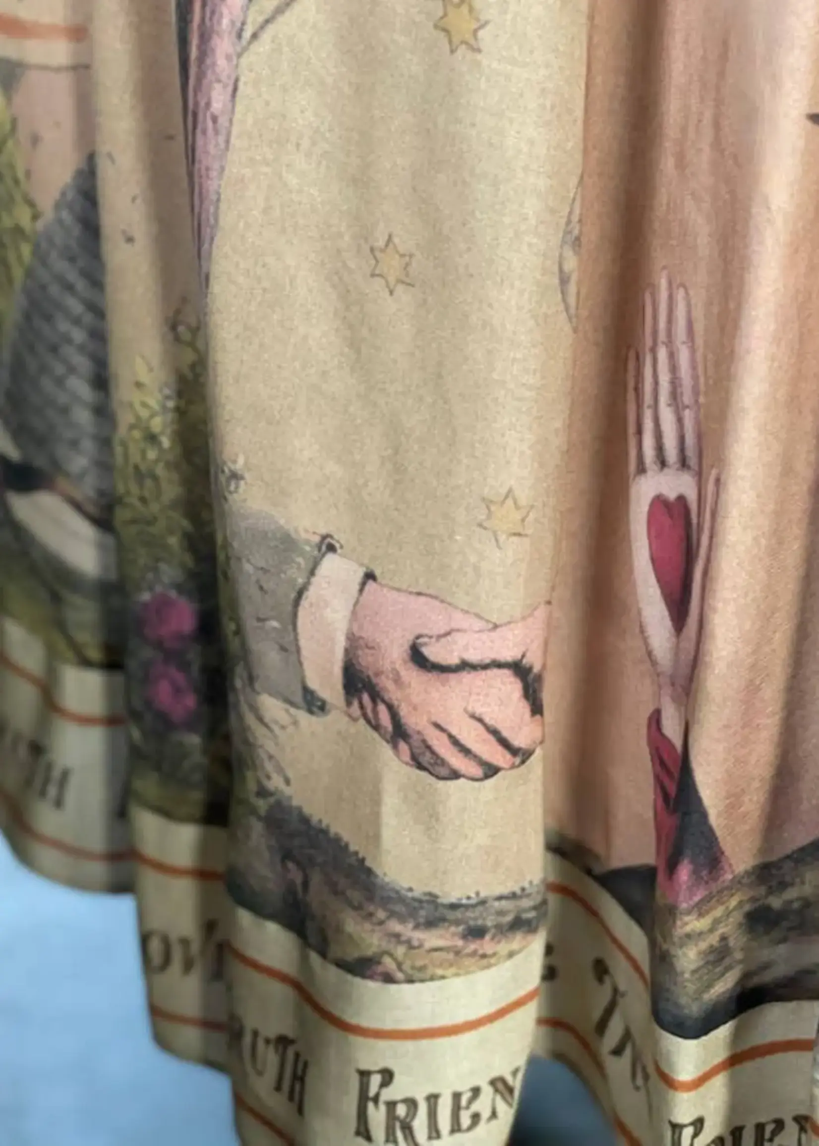 Market of Stars Friendship Love Truth Vintage Wash Slip Dress