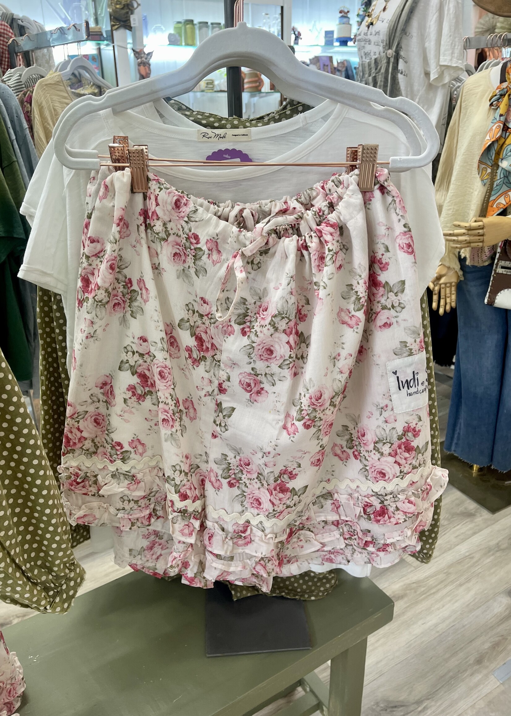 Vintage Rose Cotton Bloomers One Size