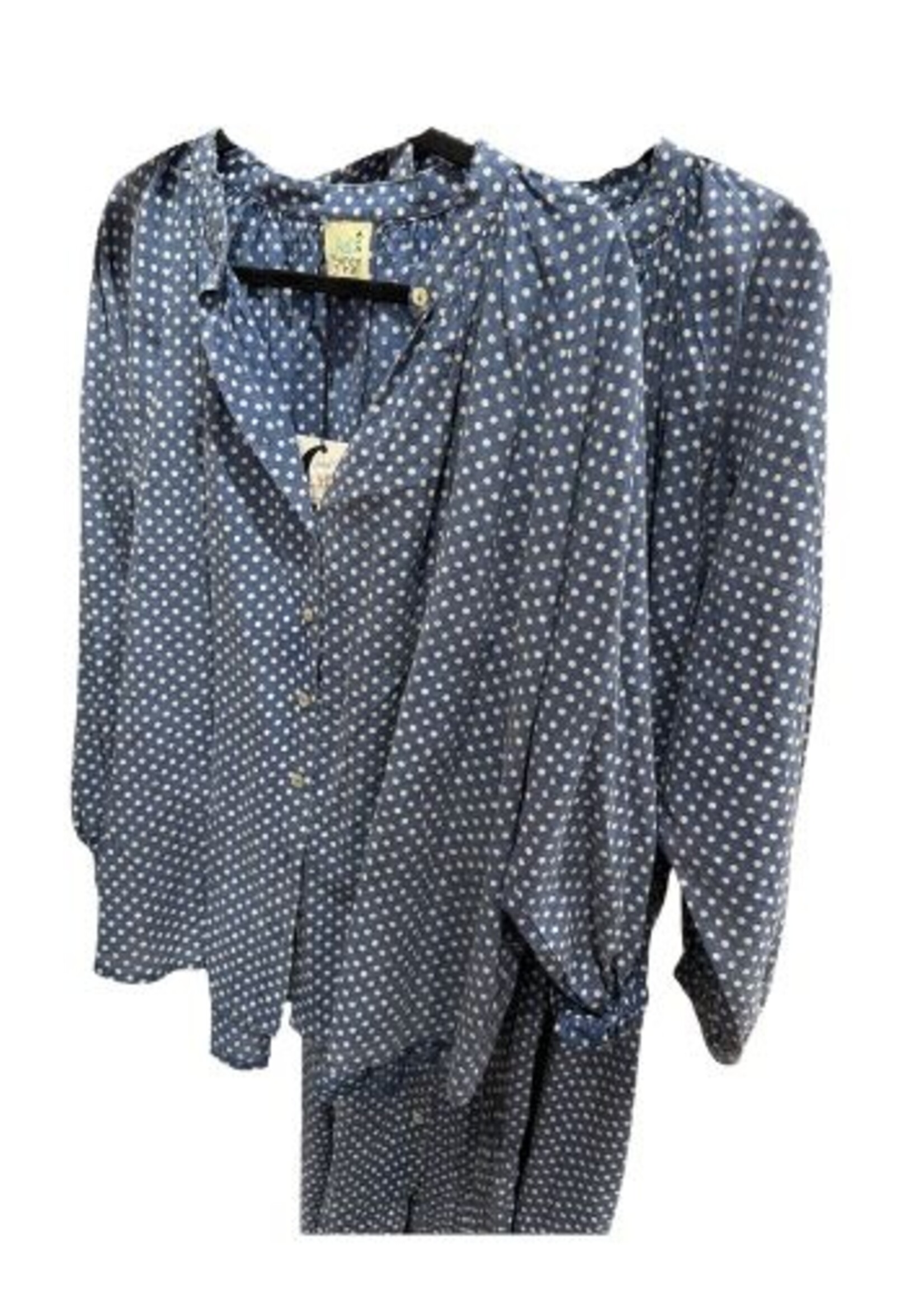 Jaded Gypsy Clothing Sweet Nothings Dress Navy Dot One Size PREORDER