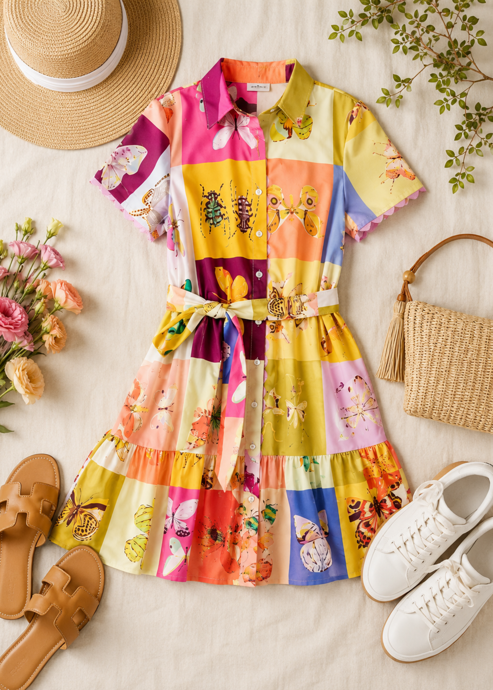 Ivy Jane, Uncle Frank & Sister Mary Square Dance Dress