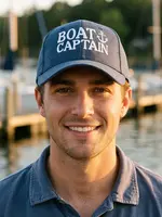 Boat Captain Ballcap Hat