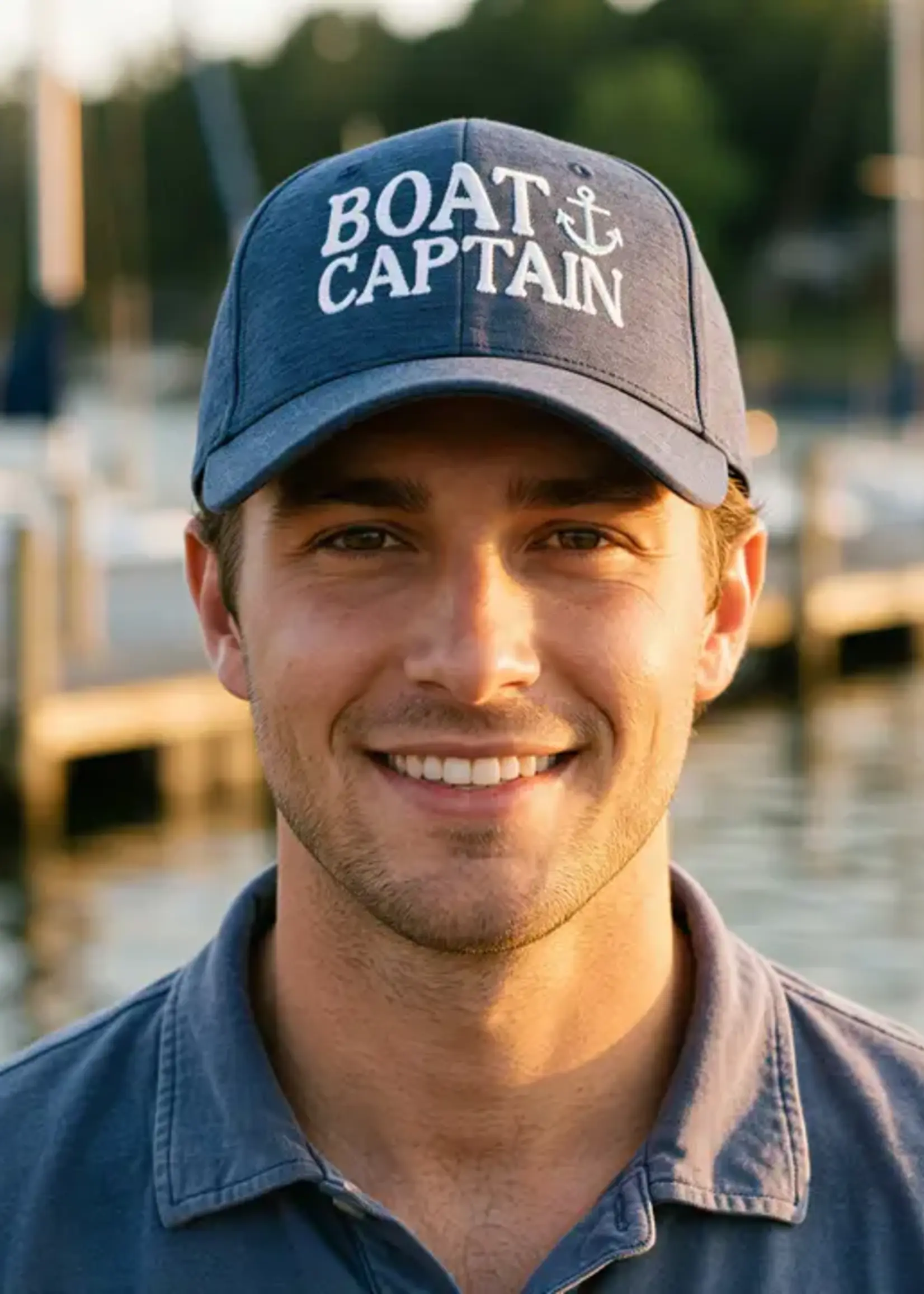 Boat Captain Ballcap Hat