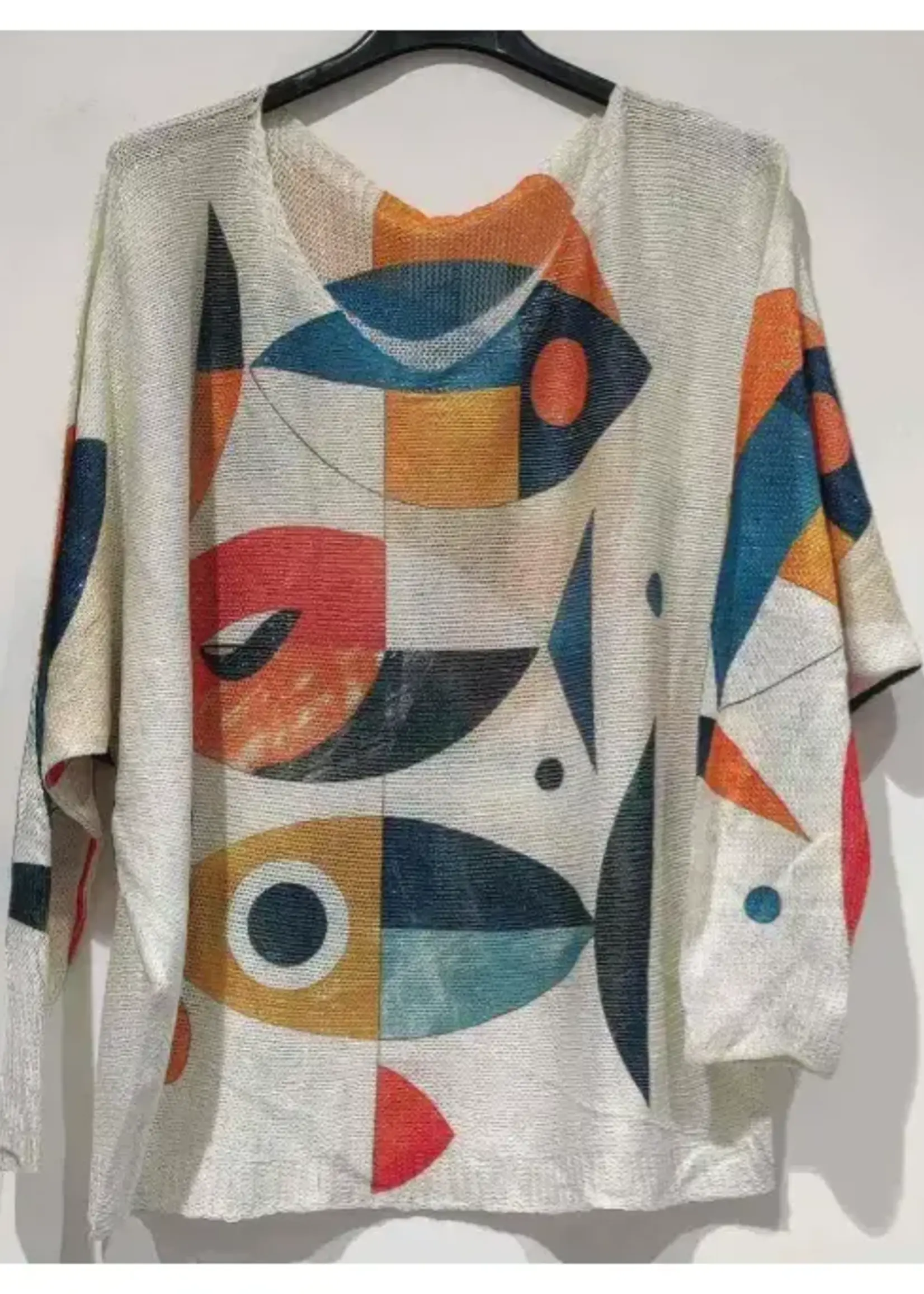 Whimsical Print Sweaters One Size