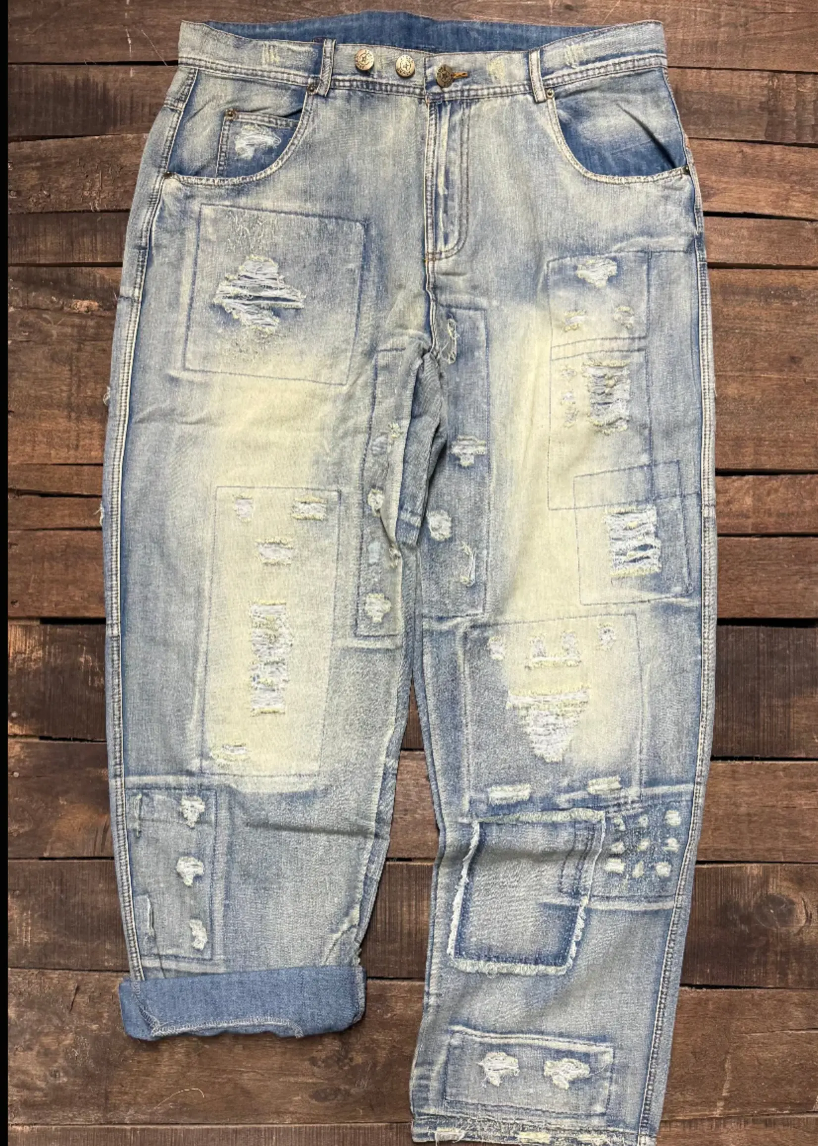 Jaded Gypsy Clothing Peace & Love Jeans Classic