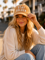 Sugarboo & Co. Stay Golden Ballcap Hat