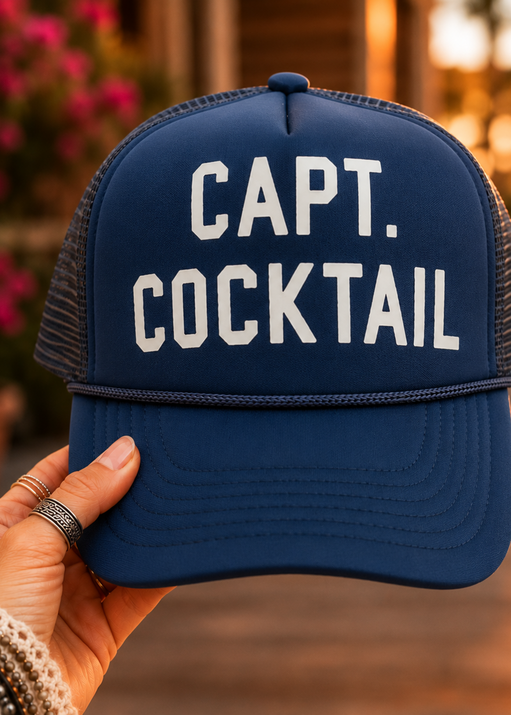 Sugarboo & Co. Captain Cocktail Ballcap Hat