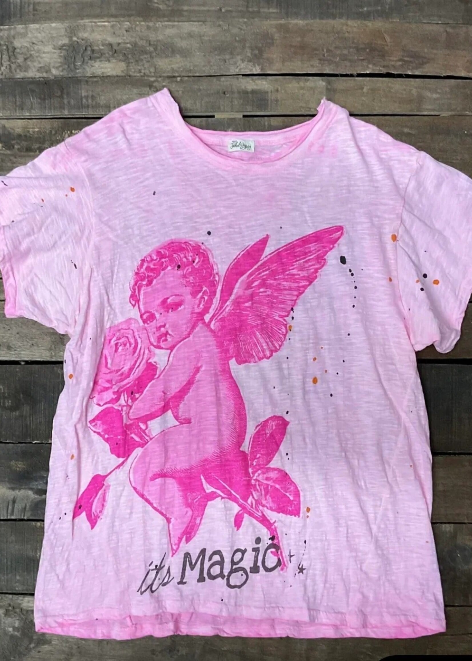 House of Jaded Gypsy Worn and Weathered Tee True Love One Size