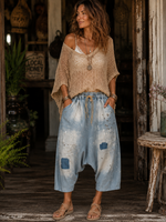 Jaded Gypsy Clothing Earthsong Harem Pants Chambray