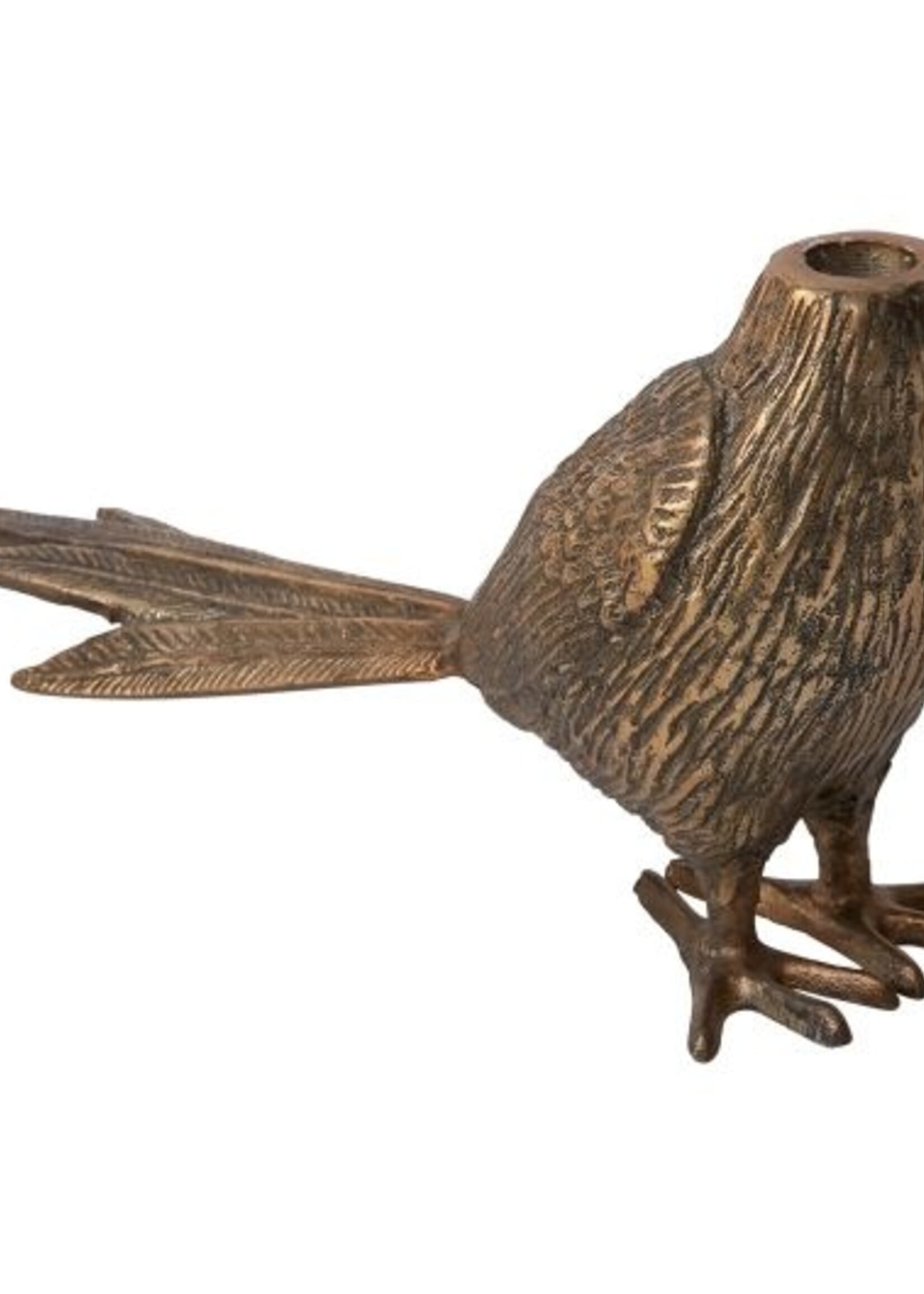 Eric + Eloise (E+E) Collection Pheasant Taper Candle Holder