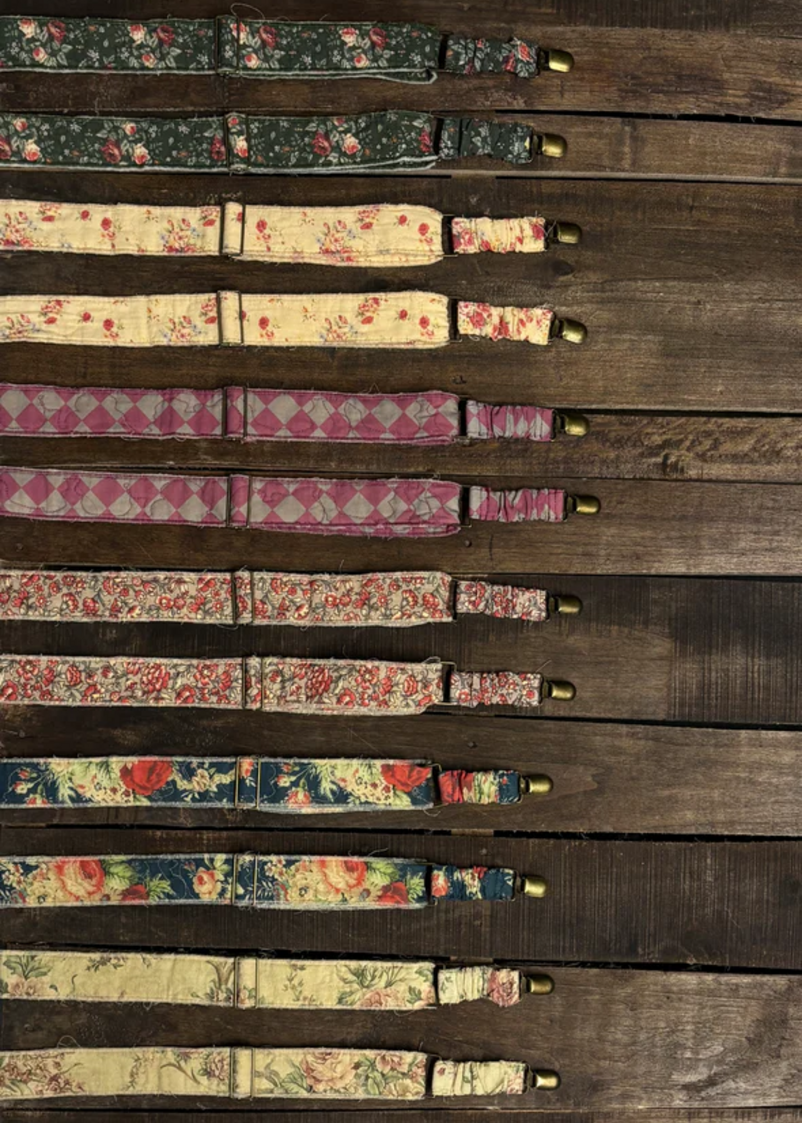 Jaded Gypsy Clothing Quilted Suspenders