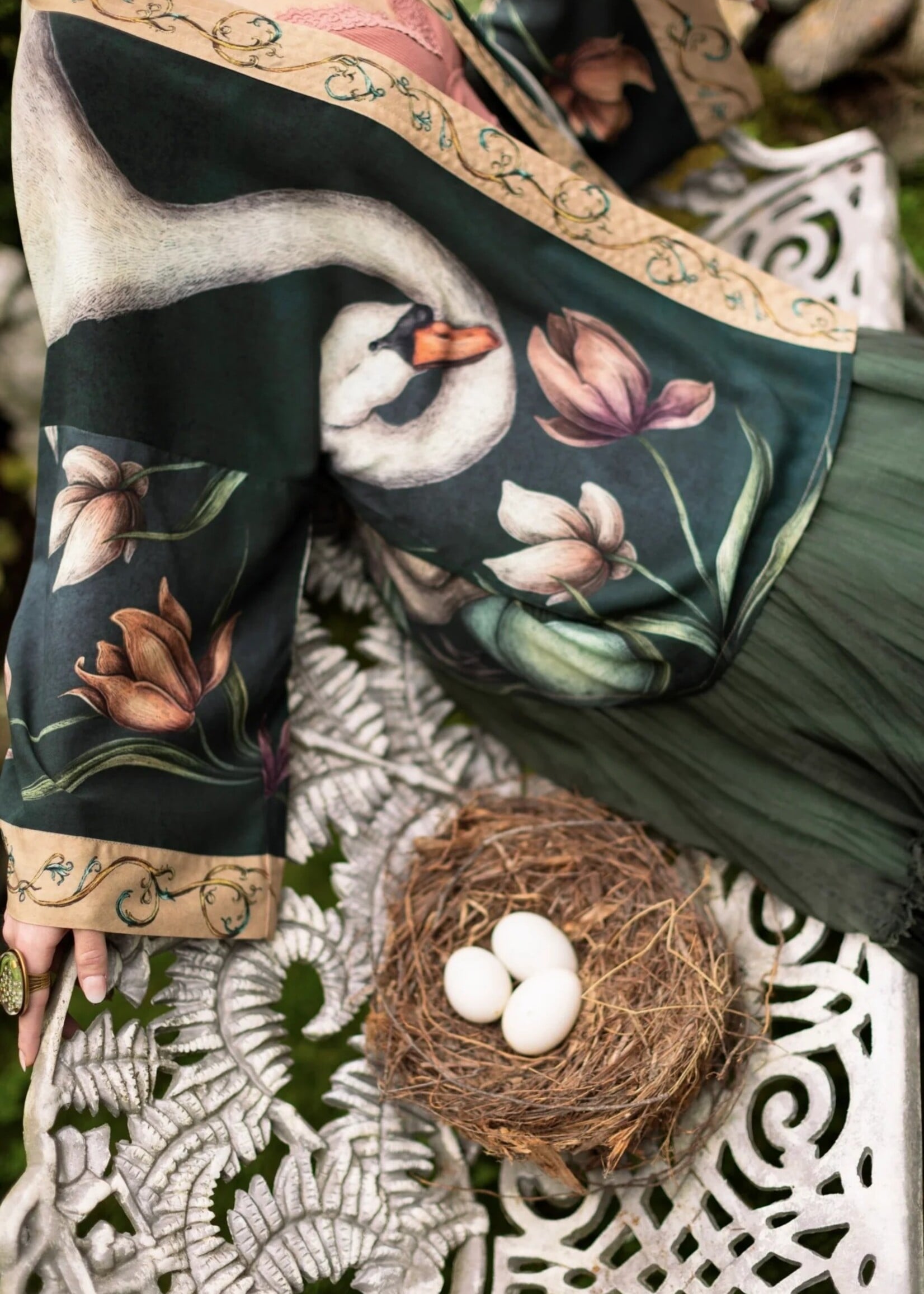 Market of Stars Under My Wing Pixie Crop Kimono