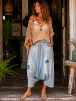 Jaded Gypsy Clothing Earthsong Harem Pants Chambray