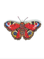 Trovelore Anglais io Moth Brooch Pin Handmade