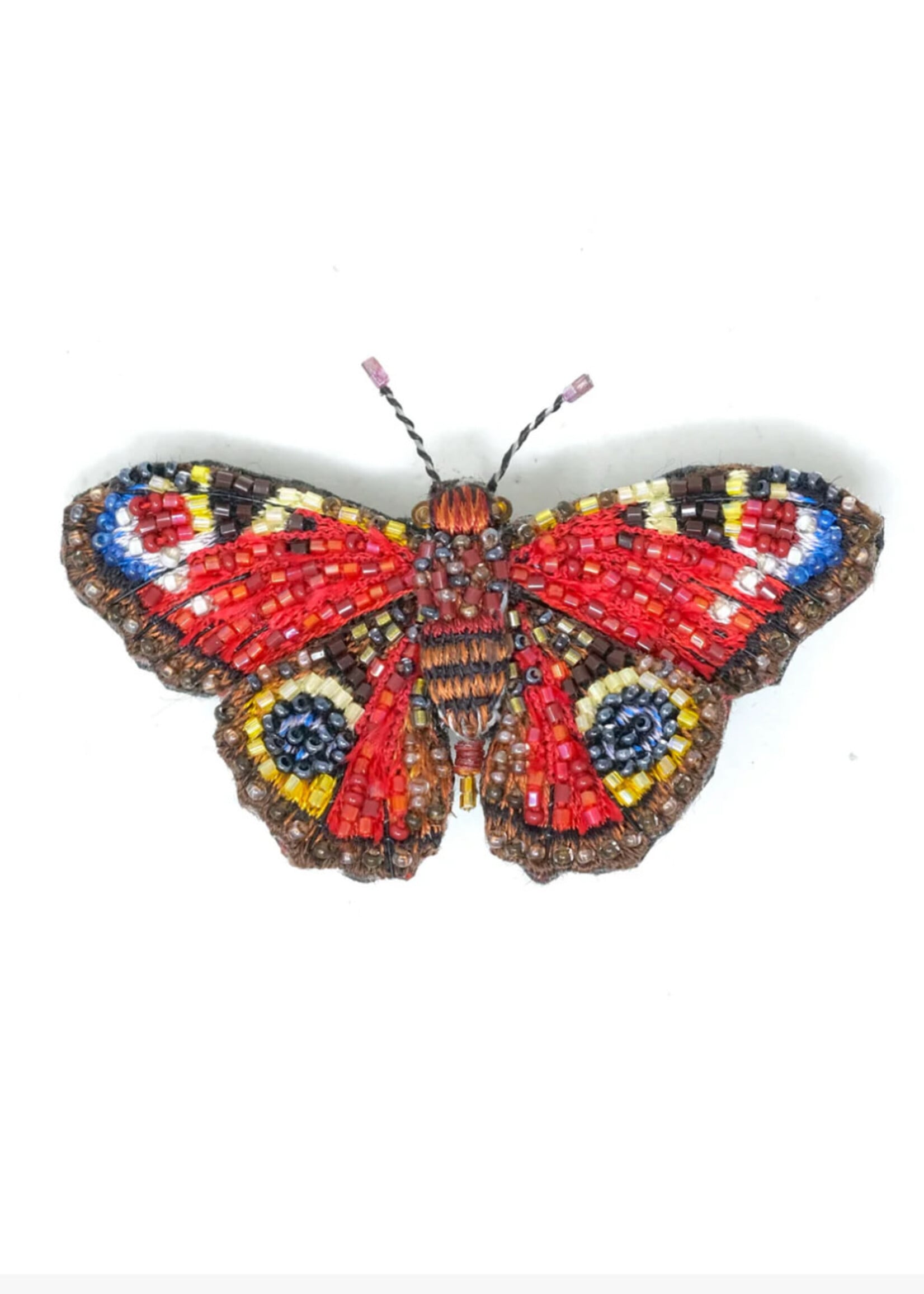 Trovelore Anglais io Moth Brooch Pin Handmade PREORDER