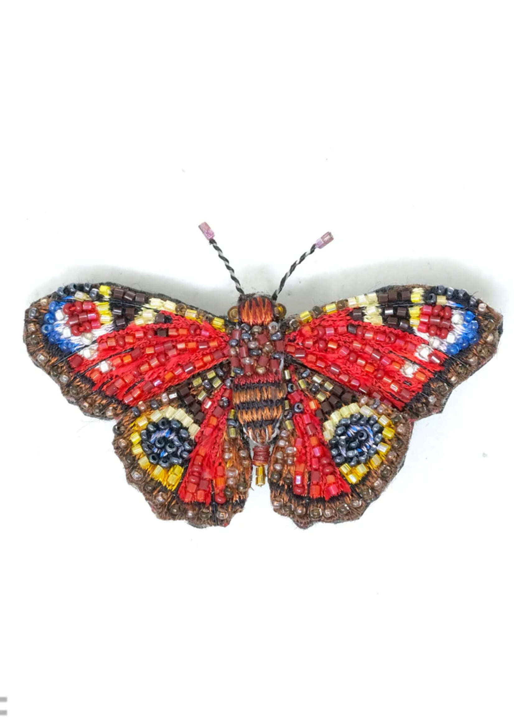 Trovelore Anglais io Moth Brooch Pin Handmade PREORDER