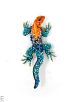 Trovelore Agama Lizard Brooch Pin Handmade PREORDER