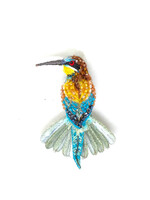 Trovelore Beekeeper Bird Brooch Pin Handmade PREORDER