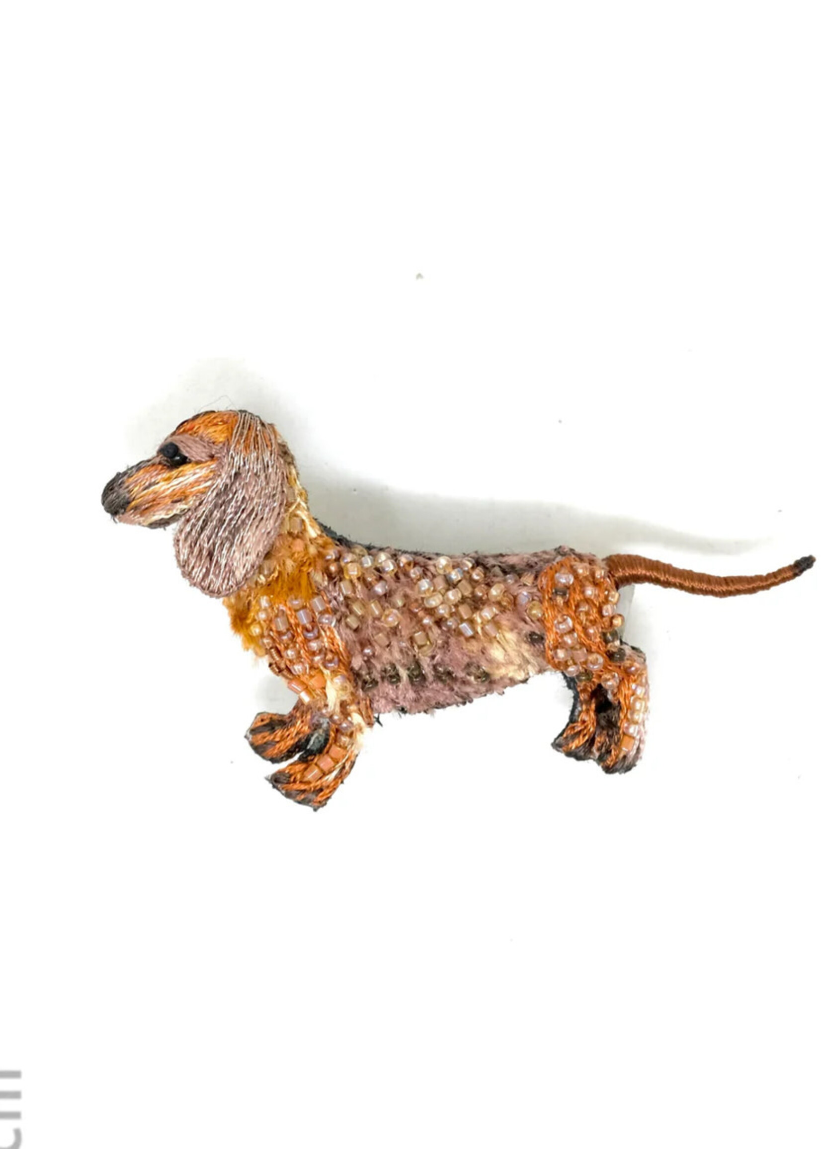 Trovelore Canela Dachshund Brooch Pin Handmade PREORDER