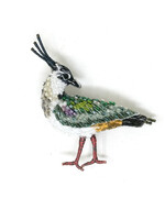 Trovelore Lapwing Bird Brooch Pin Handmade PREORDER