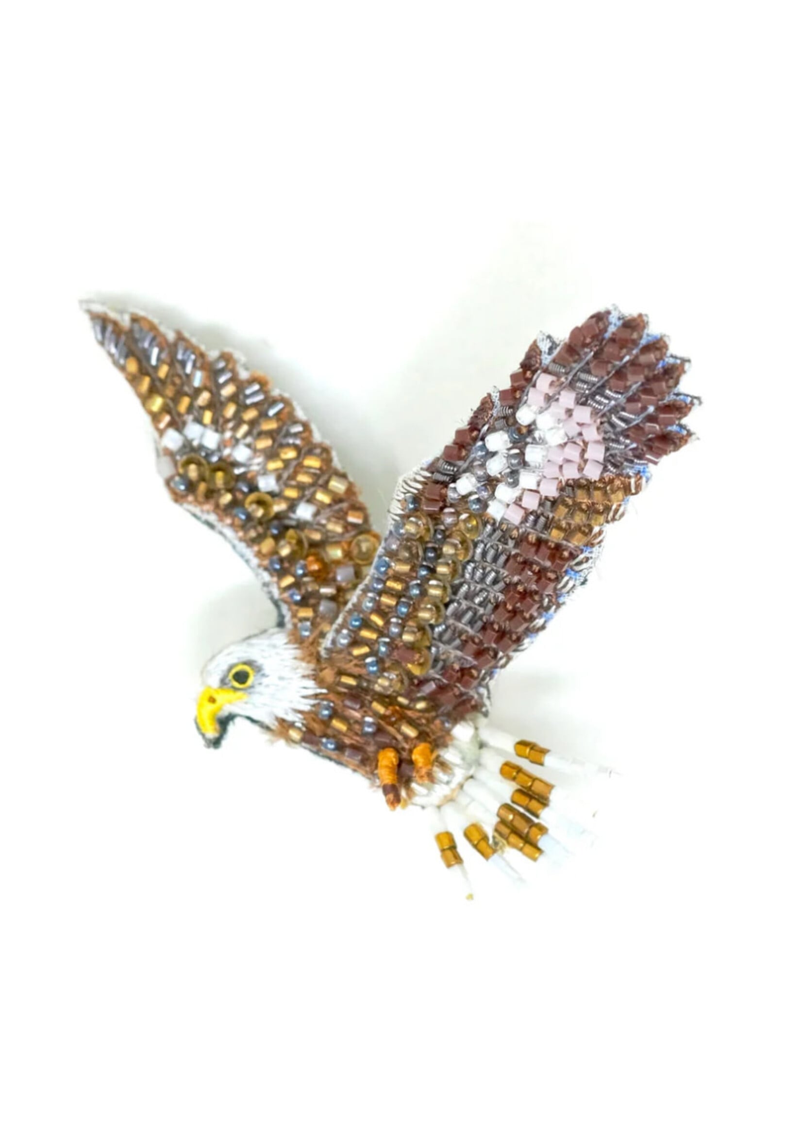 Trovelore Bald Eagle Brooch Pin Handmade PREORDER