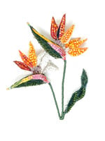 Trovelore Bird of Paradise Flower Brooch Pin Handmade PREORDER