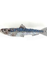 Trovelore Sardine Brooch Pin Handmade PREORDER