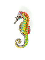Trovelore Spotted Seahorse Brooch Pin Handmade PREORDER