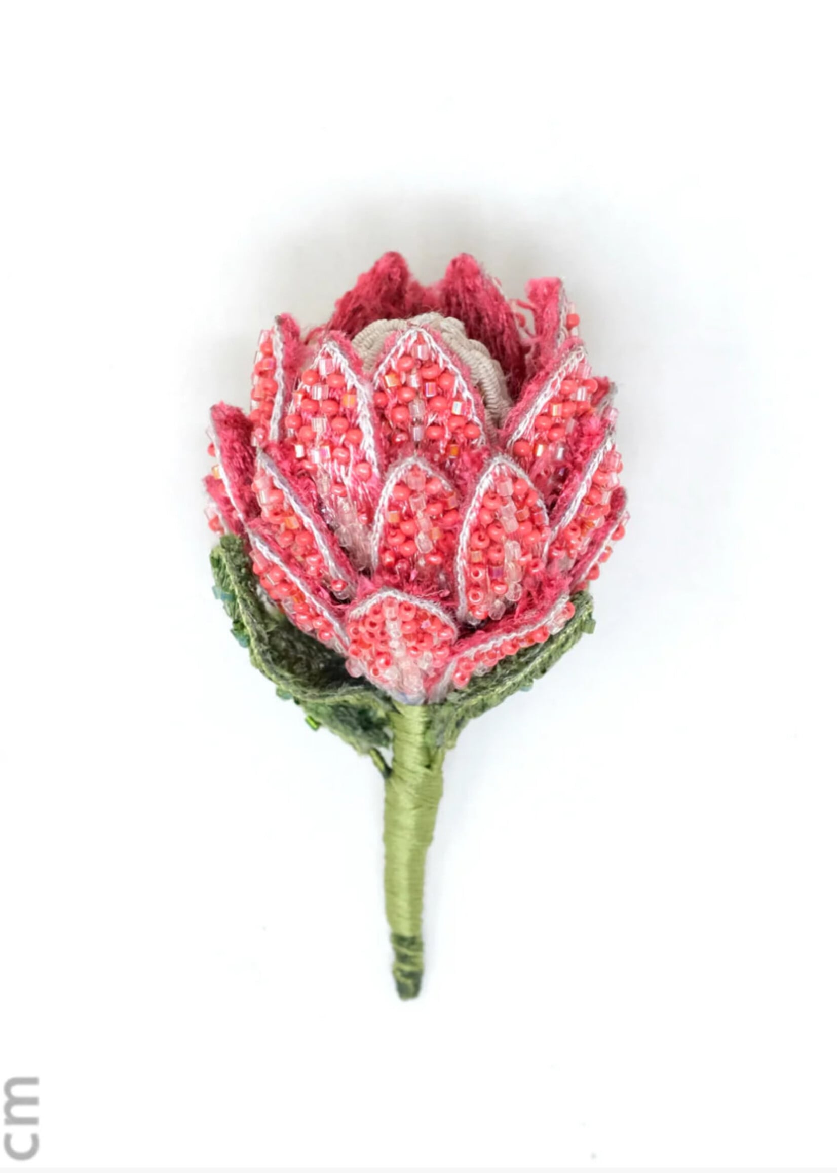 Trovelore Sugar Bush Protea Brooch Pin Handmade PREORDER