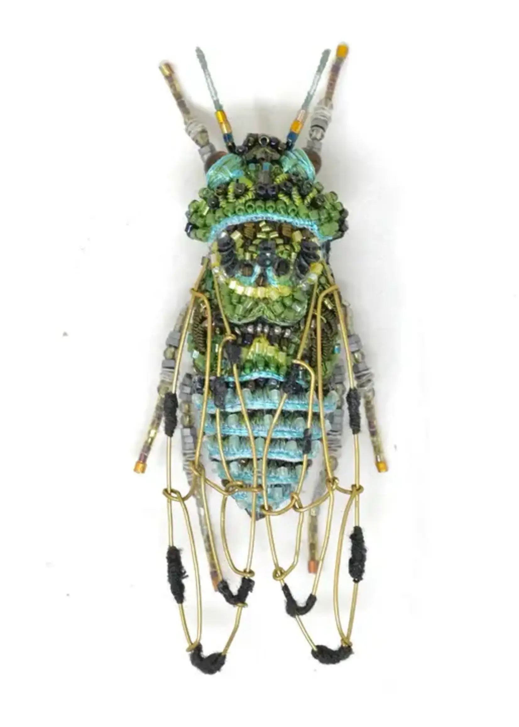 Trovelore Zammara Cicada Brooch Pin Handmade PREORDER