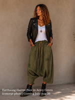 Jaded Gypsy Clothing Earthsong Harem Pants Army Green PREORDER
