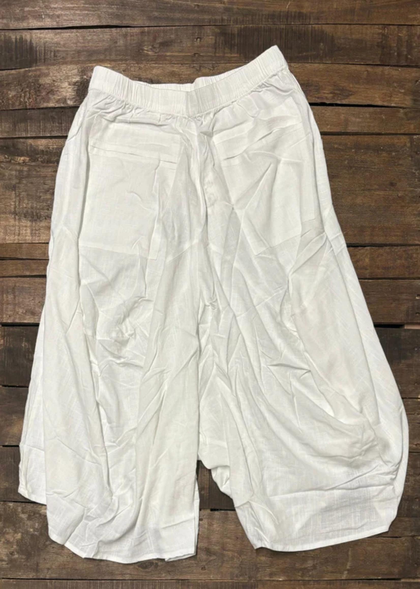 Jaded Gypsy Clothing Out & About Pants Parchment One Size